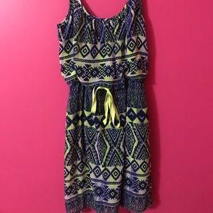 Tribal print dress